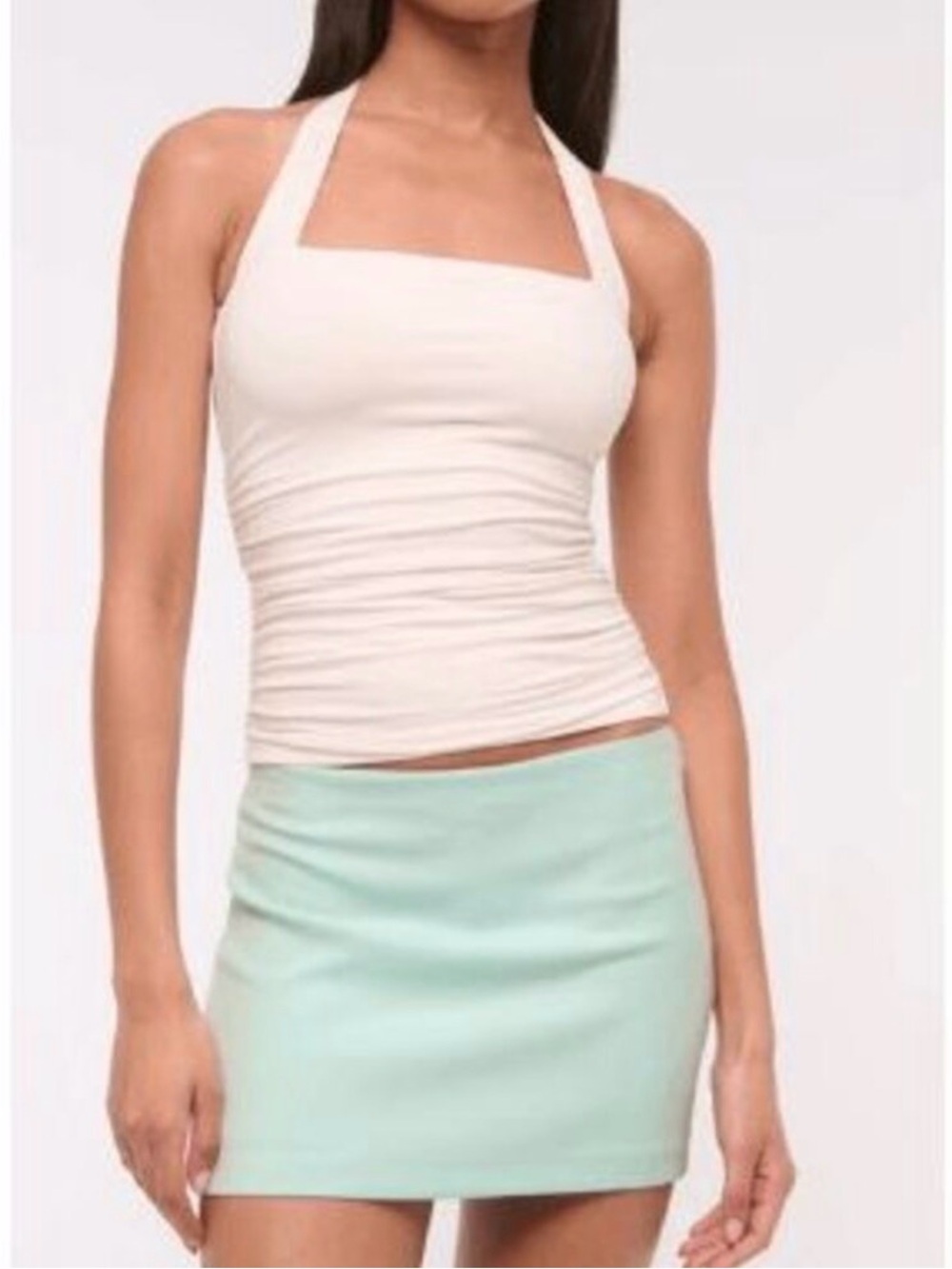 Abercrombie & Fitch Mint Green Scarlett Mini Skirt